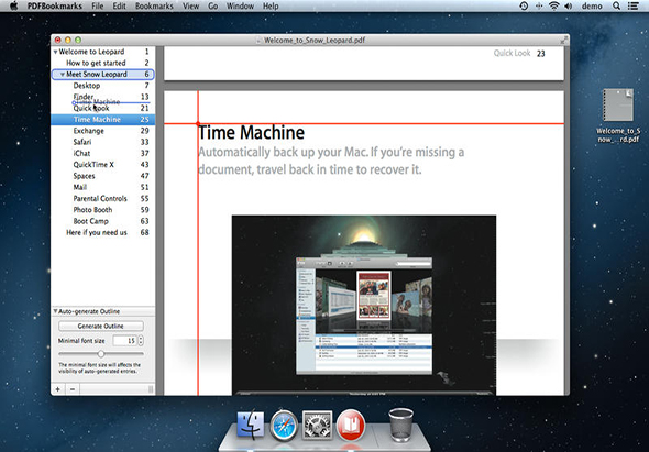 PDFBookmarks 0.8 for Mac|Mac版下载 | 