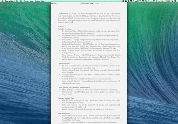 Colorful Word 1.1.2 for Mac|Mac版下载 | 