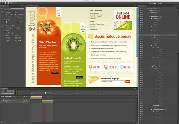 Adobe Edge Animate CC 2014 2014 for Mac|Mac版下载 | AN CC 2014