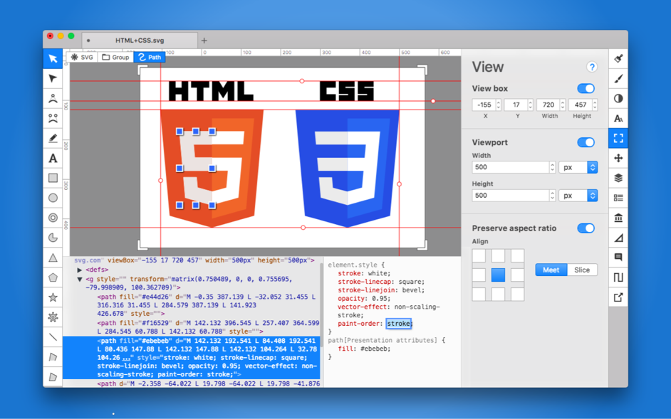 Boxy SVG for Mac 4.14.2 破解版 可扩展的矢量图形编辑工具