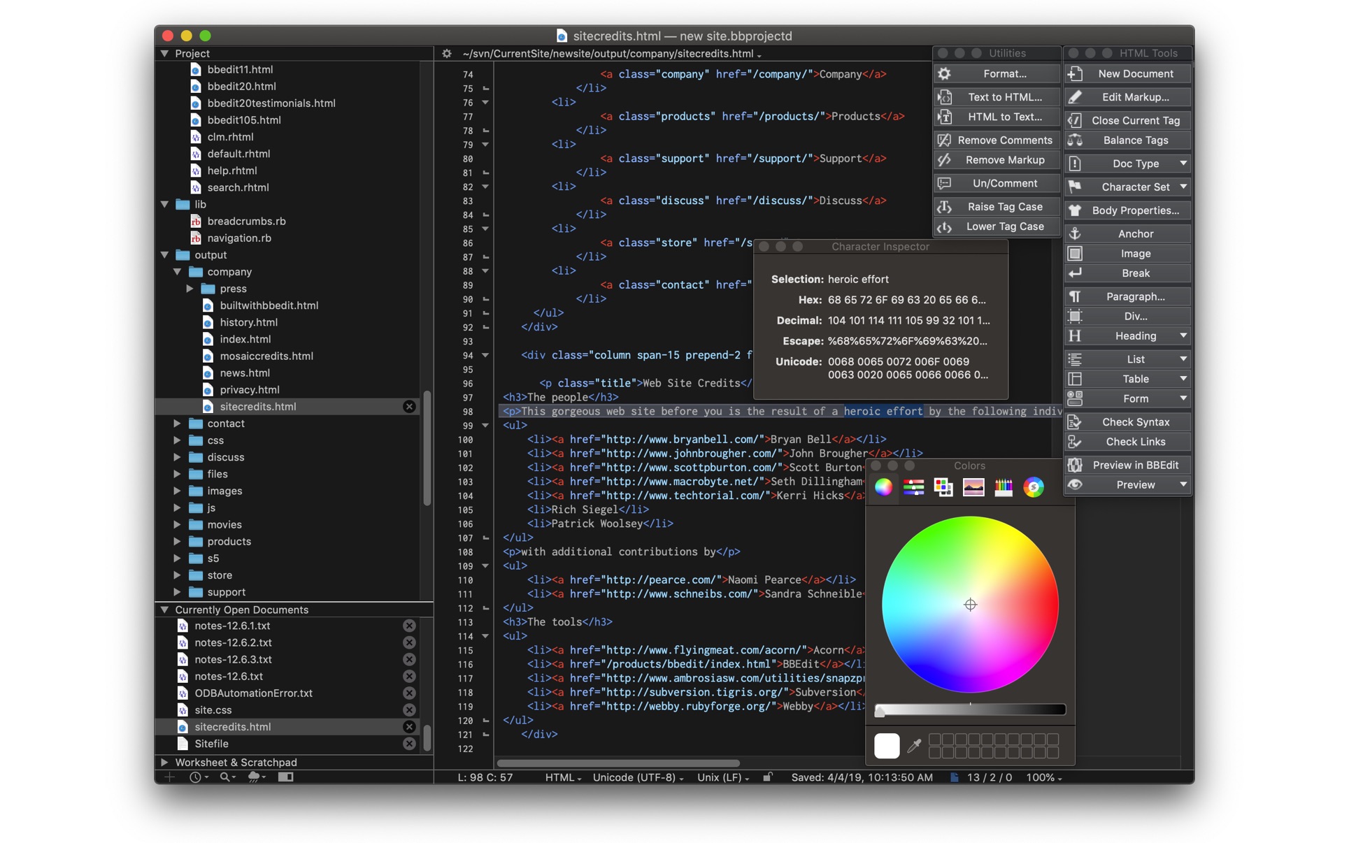 BBEdit 14.6.8 Mac 破解版 强大专业的HTML文本代码编辑器