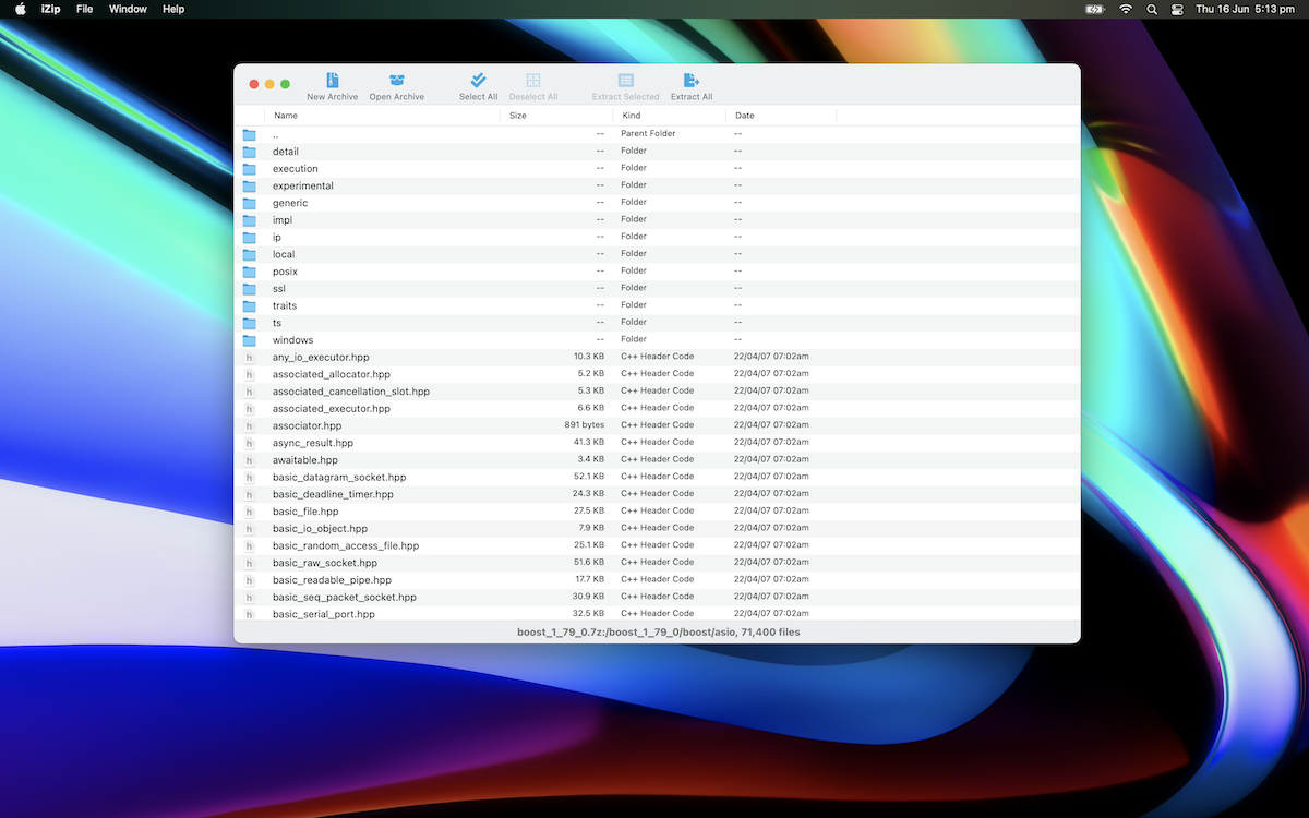 iZip Archiver Pro 4.5 Mac 破解版 强大的解压缩软件