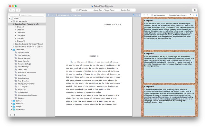Storyist 4.3.3 Mac 破解版 - Mac 上优秀的故事开发写作工具