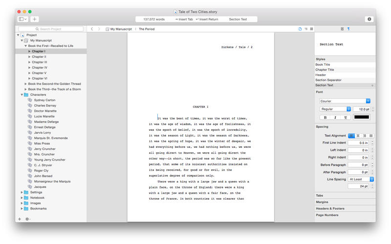 Storyist 4.3.3 Mac 破解版 - Mac 上优秀的故事开发写作工具