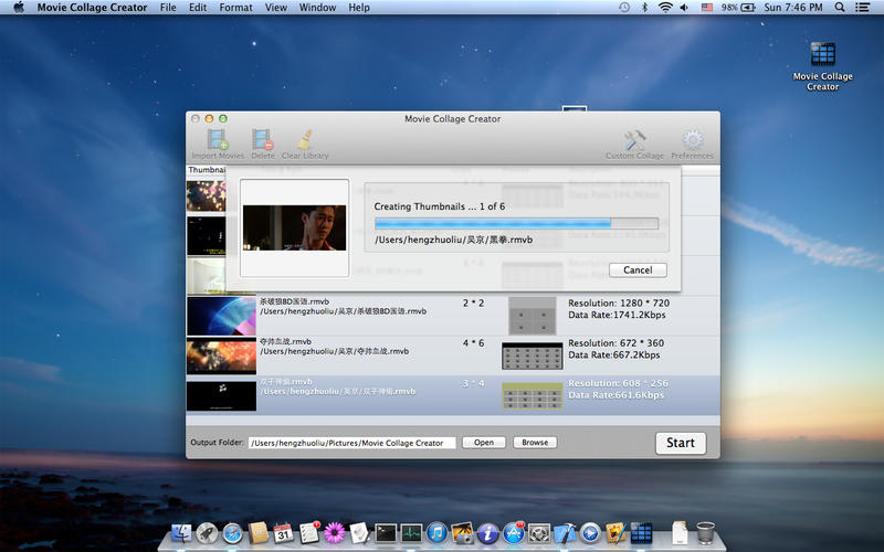 Movie Thumbnails Maker 4.4.0 Mac 破解版 电影缩略图制作器