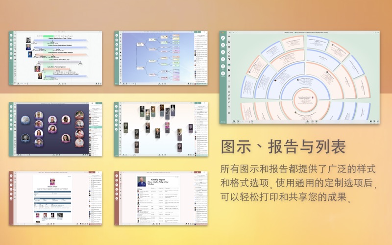 MacFamilyTree 10.2.2 Mac 破解版 Mac上最强大的家谱制作软件