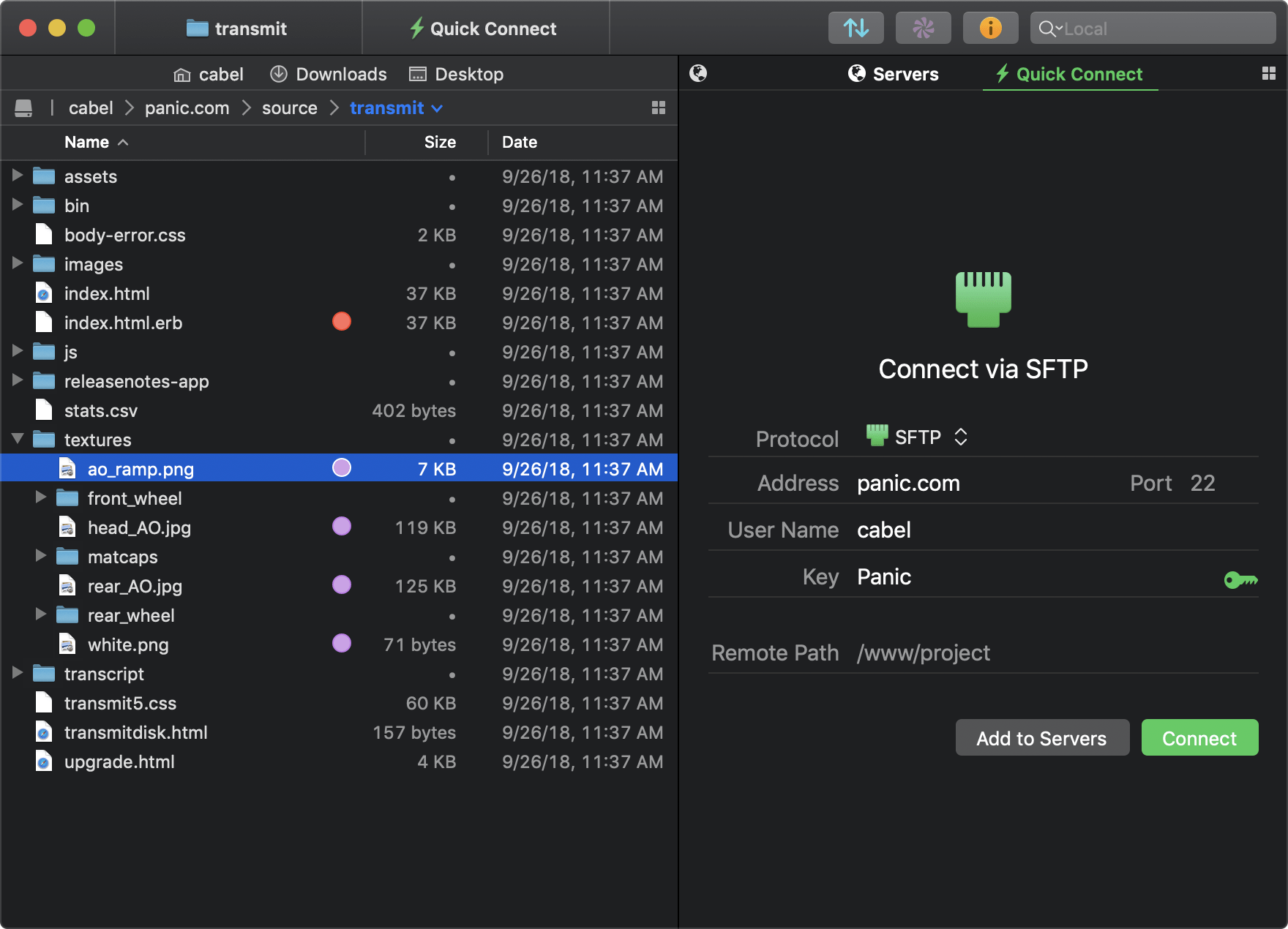 Transmit for Mac 5.10.2 中文破解版 Mac上最好用的FTP/SFTP客户端