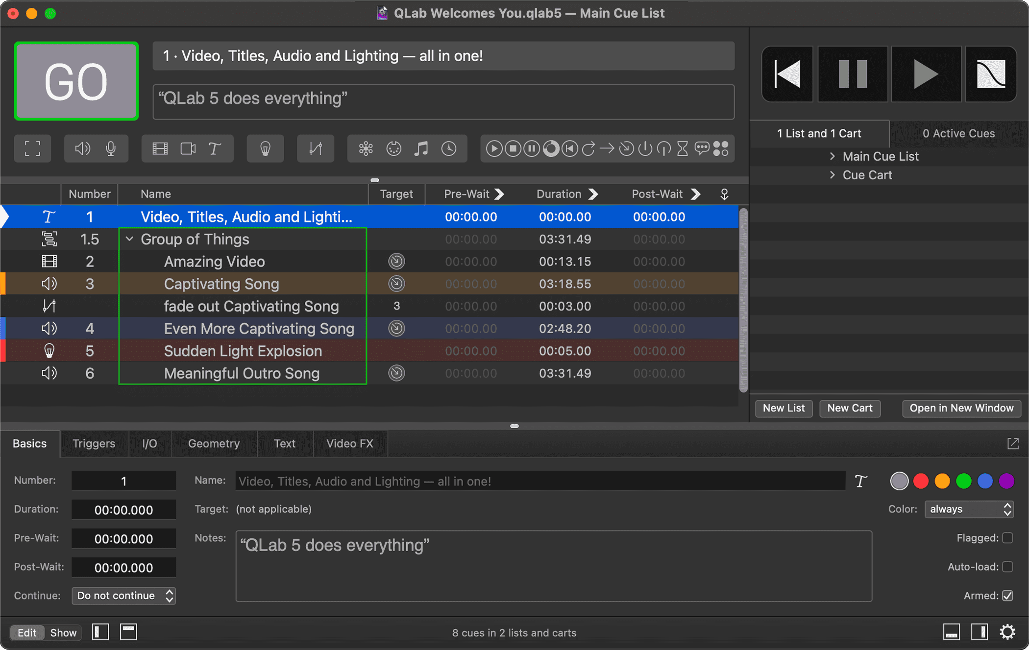 QLab Pro for Mac 5.2.4 破解版 优秀的舞台音乐控制软件