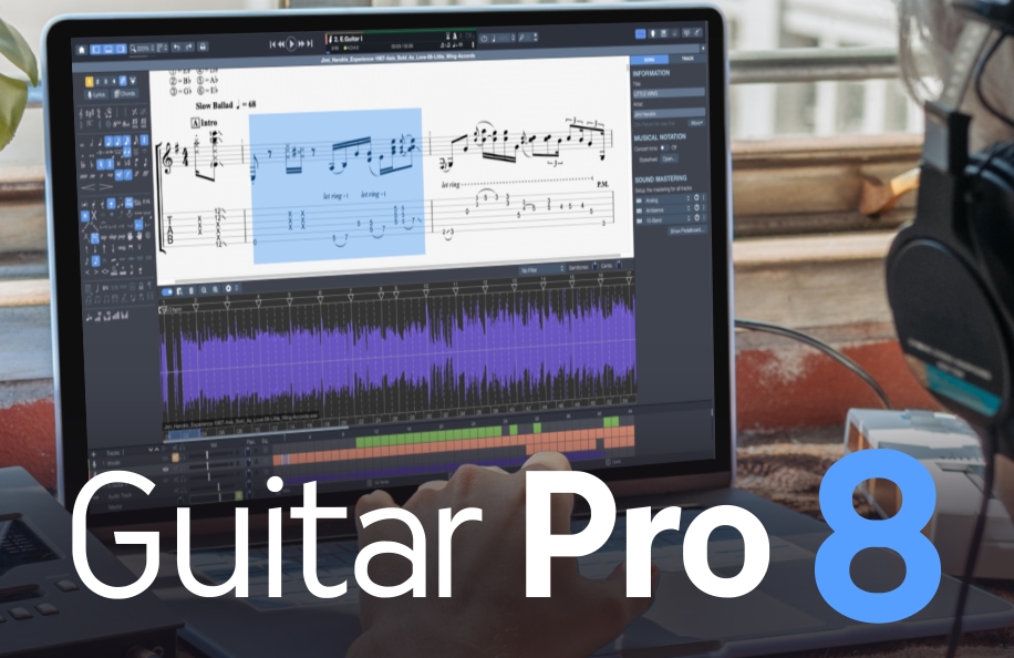 Guitar Pro 8 for Mac 8.1.1.17 破解版 专业的吉他曲谱制作工具