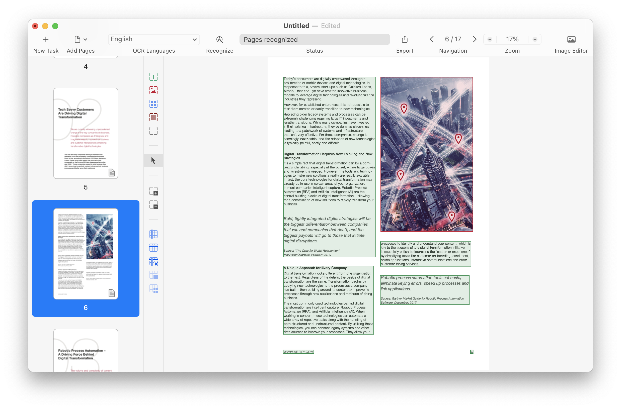 ABBYY FineReader PDF 15.2.13 Mac中文破解版 智能PDF转换器