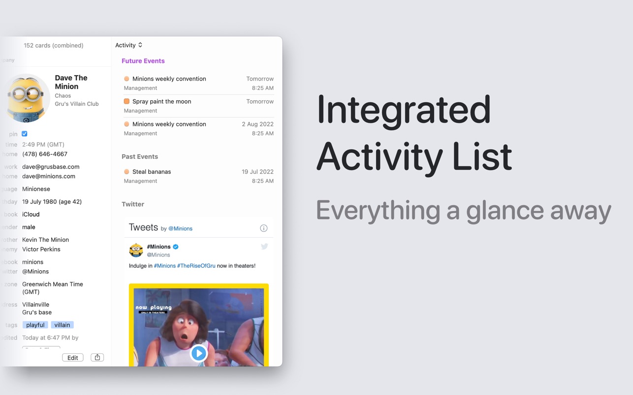 BusyContacts for Mac 2023.3.1 破解版 优秀的商用通讯录管理工具