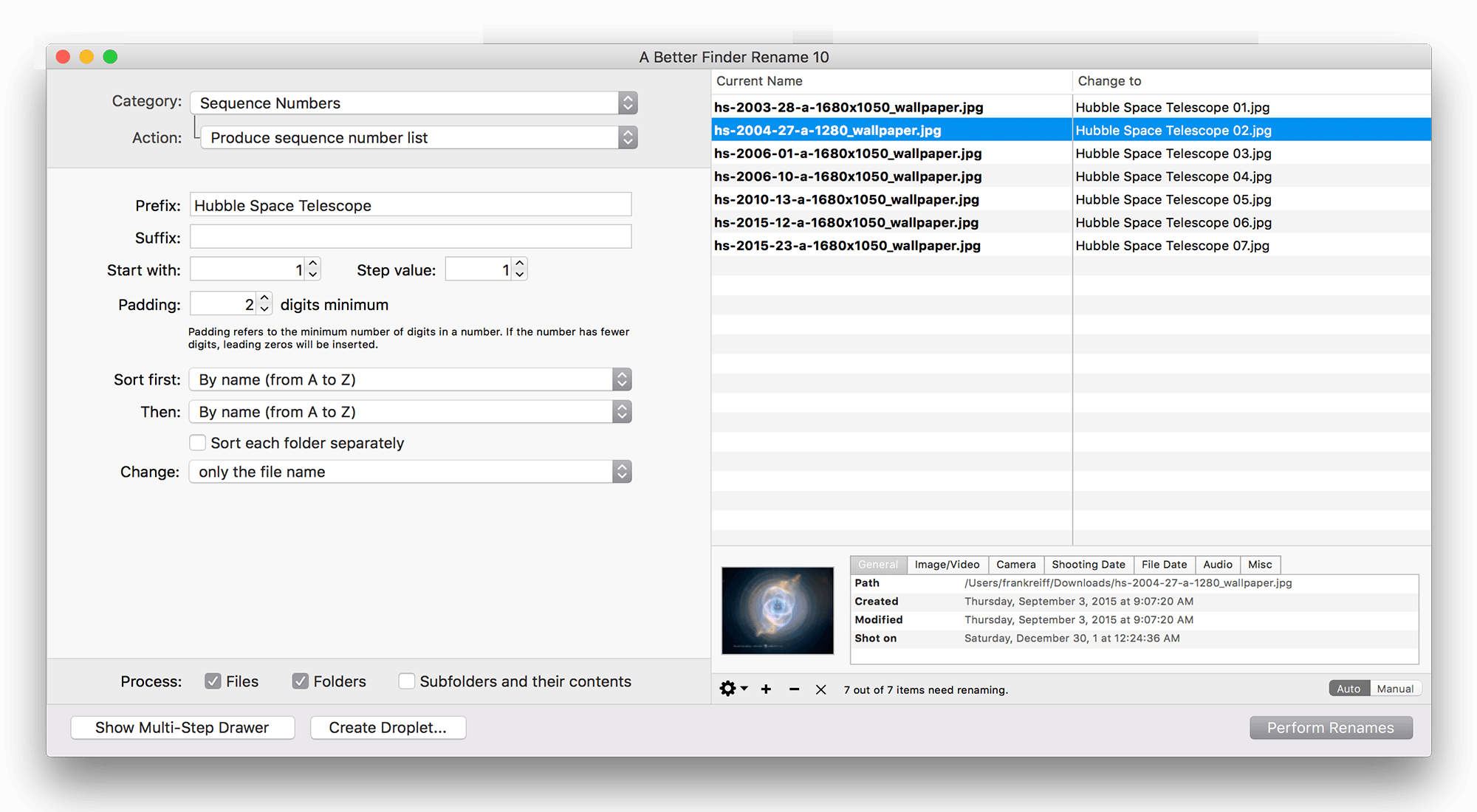 A Better Finder Rename for Mac 12.01 破解版 最好用的文件批量重命名工具