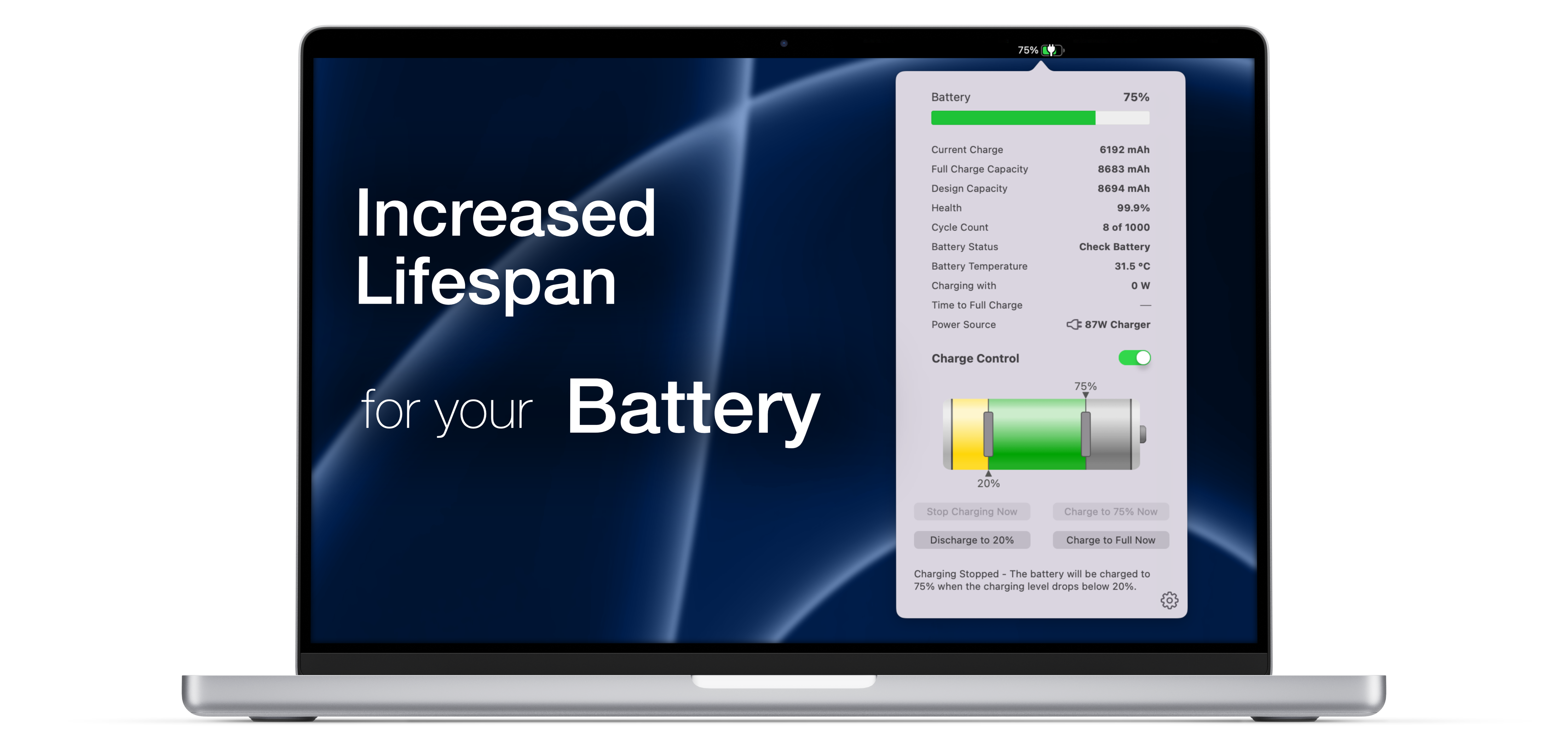 Energiza Pro for Mac 1.3.0 破解版 电池电量管理工具