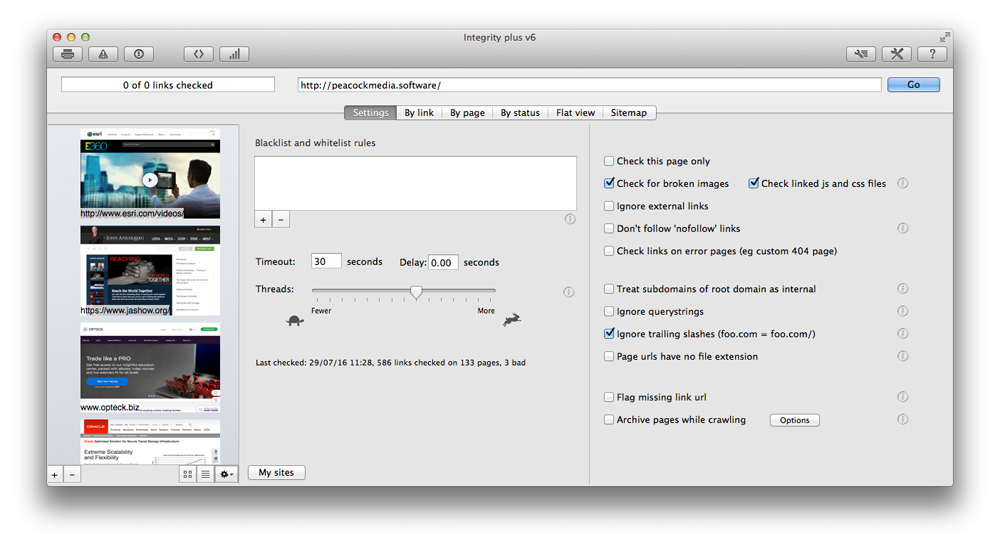 Integrity Plus for Mac 12.7.12 破解版 清理网站死链接优化工具