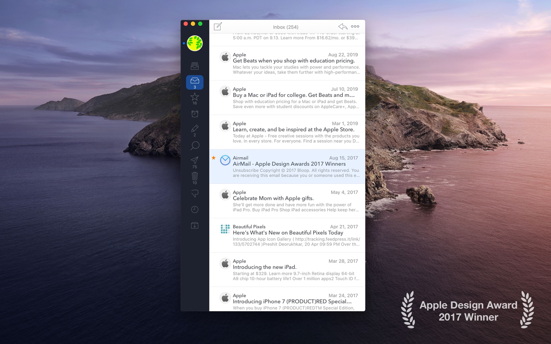 Airmail for Mac 5.6.11 中文破解版 Mac上简洁快速的邮件客户端