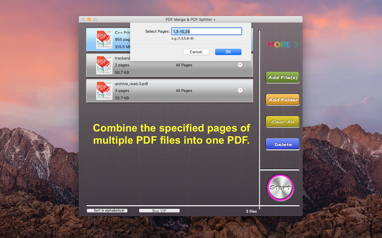 PDF Merge & PDF Splitter for Mac 6.3.9 破解版 PDF页面提取&PDF合并工具