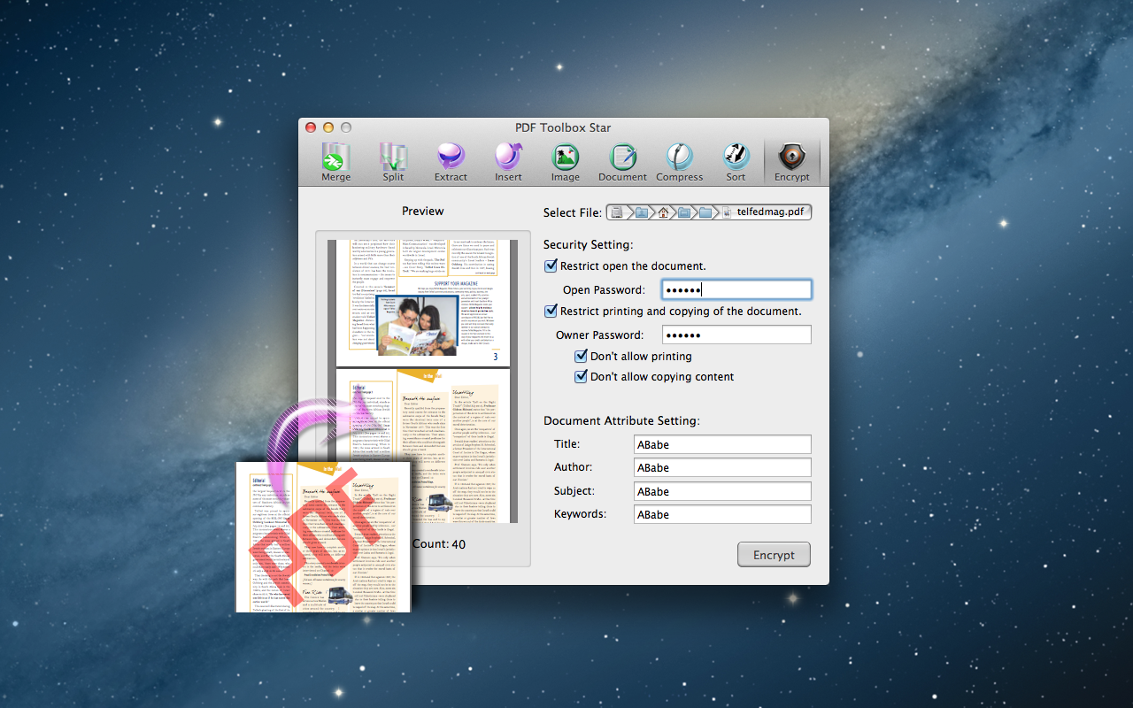 PDF Compressor & PDF Toolbox for Mac 6.3.1 破解版 多功能PDF处理工具