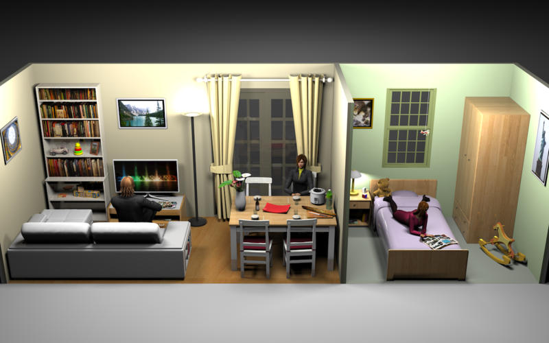 Sweet Home 3D for Mac 7.1.1 中文破解版 3D室内设计软件