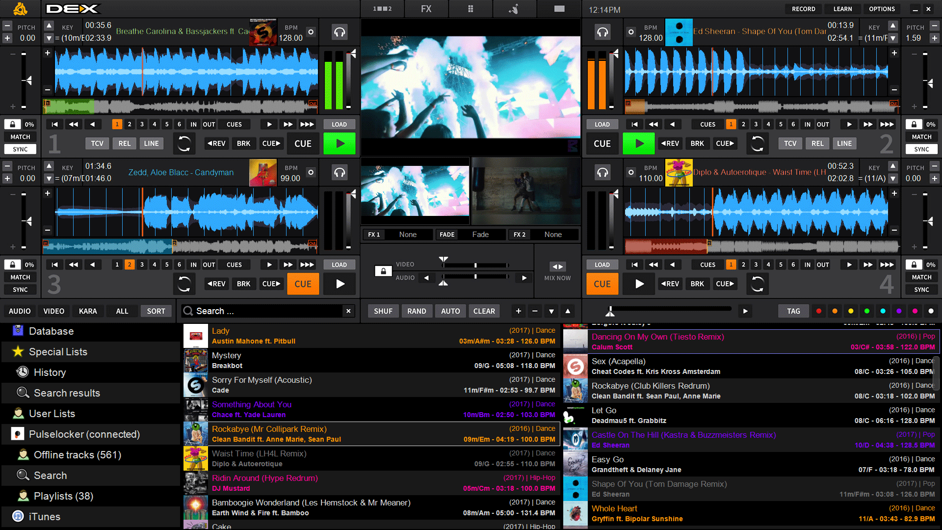 PCDJ DEX PRO 3.20.7 Mac 破解版 破解版 - 专业DJ软件