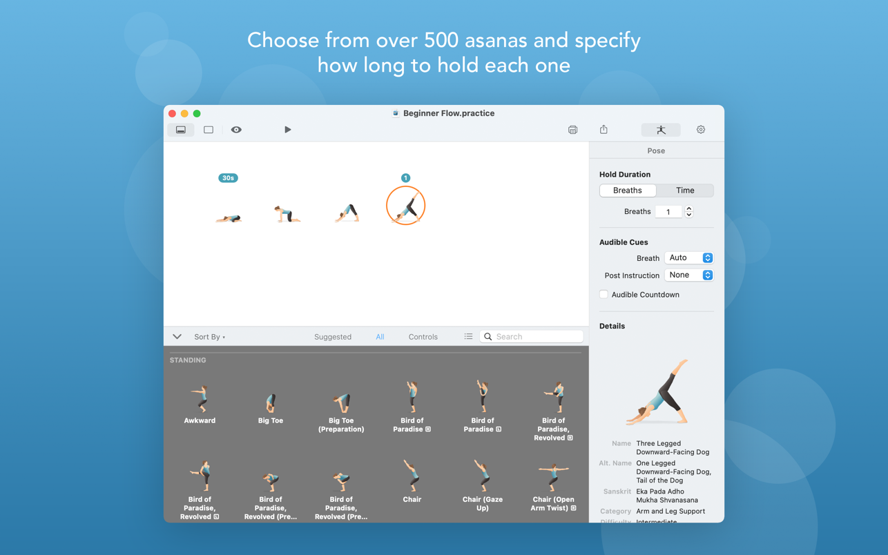 Pocket Yoga Teacher for Mac 14.0.0 破解版 瑜伽练习软件