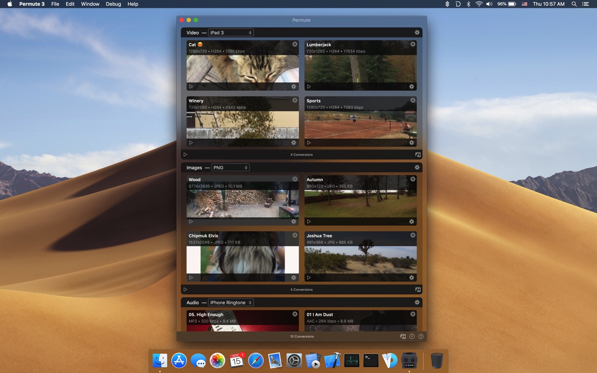 Permute for Mac 3.10.9 中文破解版 Mac上优秀的视频音频转换工具