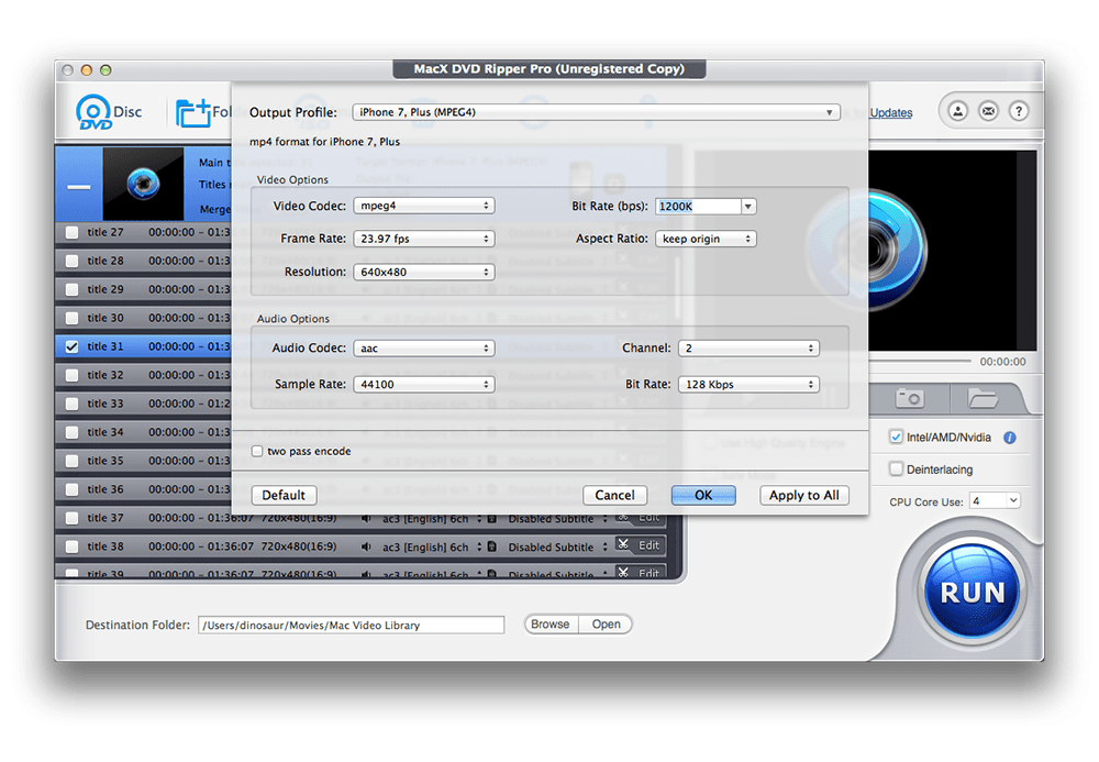MacX DVD Ripper Pro for Mac 6.8.1 中文破解版 全能DVD格式转换器