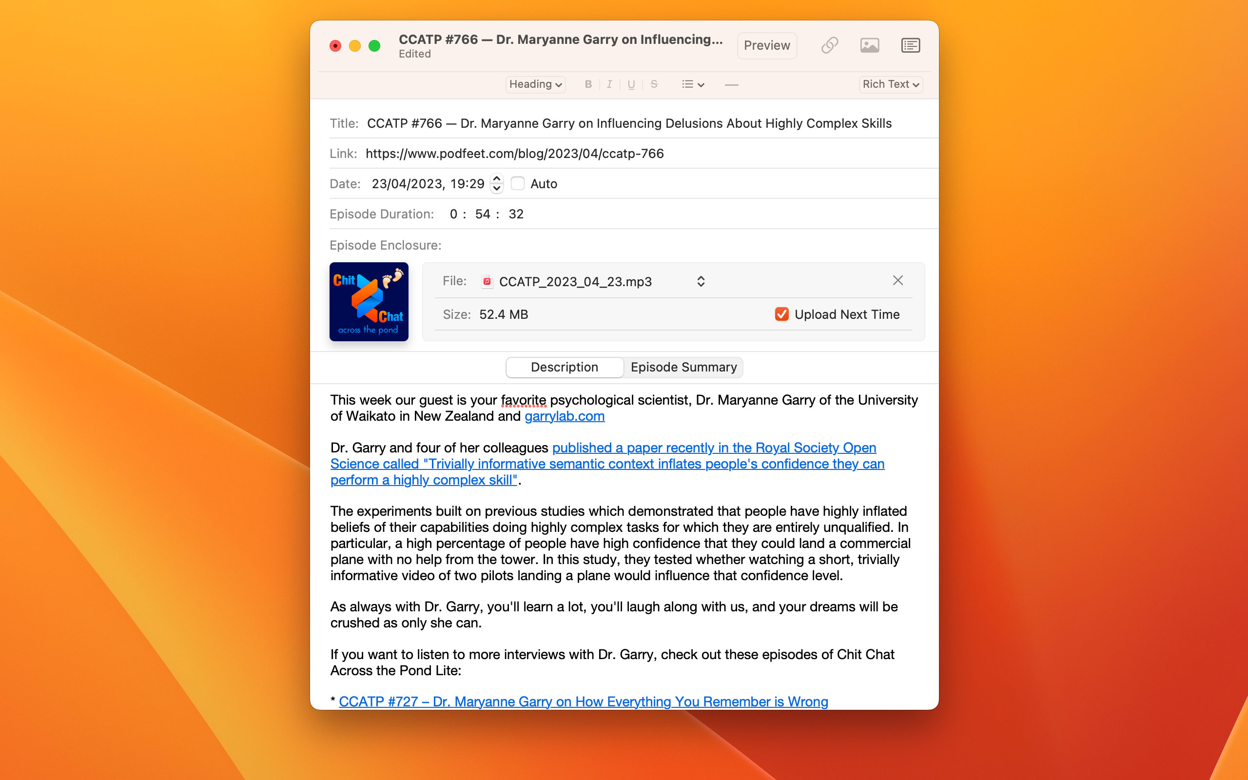 Feeder for Mac 4.5.4 破解版 创建和发布的RSS
