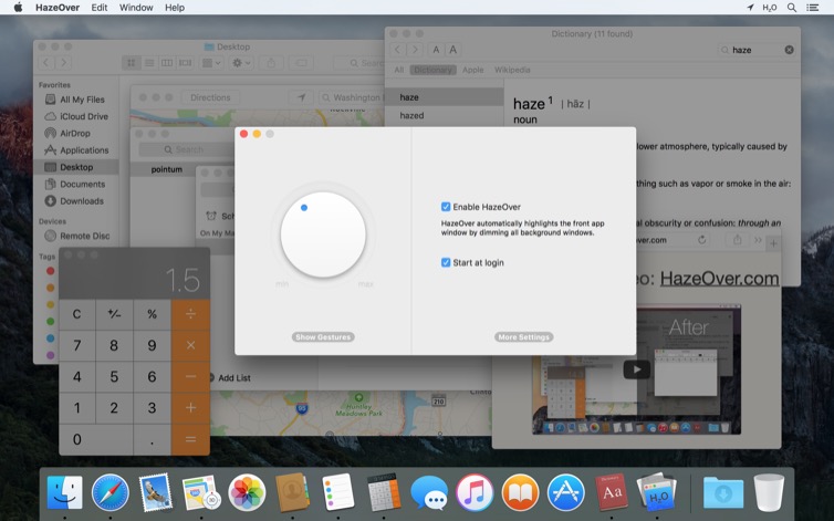 HazeOver for Mac 1.9.3 破解版 实用的多窗口管理工具