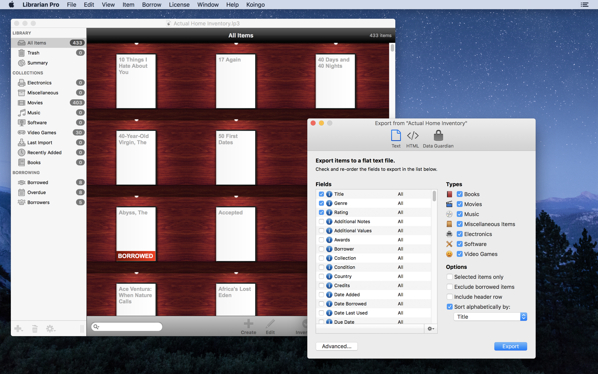 Librarian Pro for Mac 7.2 破解版 多媒体信息收集管理应用