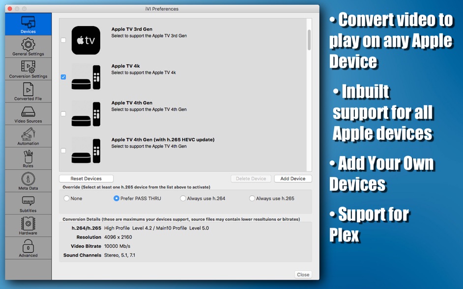 iVI 4 for Mac 4.754 破解版 优秀的视频转换和视频信息编辑应用