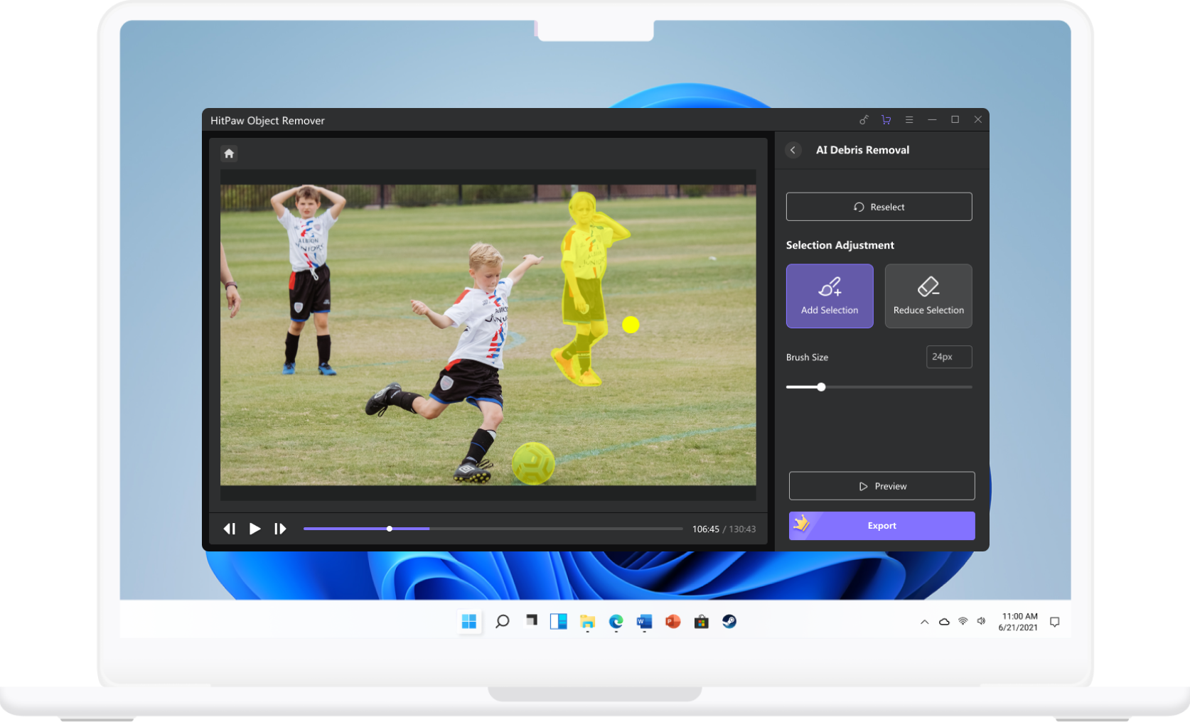 HitPaw Video Object Remover for Mac 1.2.0 破解版 AI视频编辑抠像软件