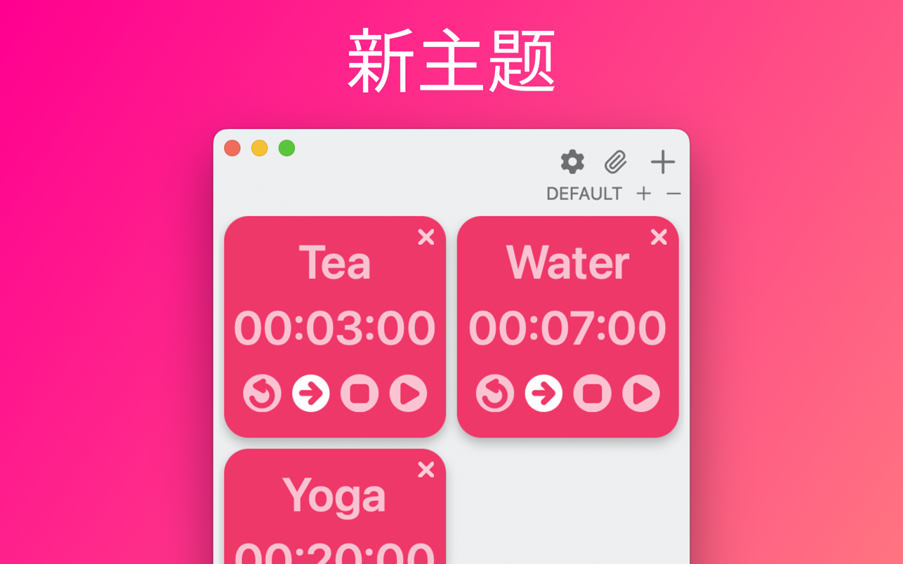 计时器 Chain Timer for Mac 9.8 破解版 多功能计时器