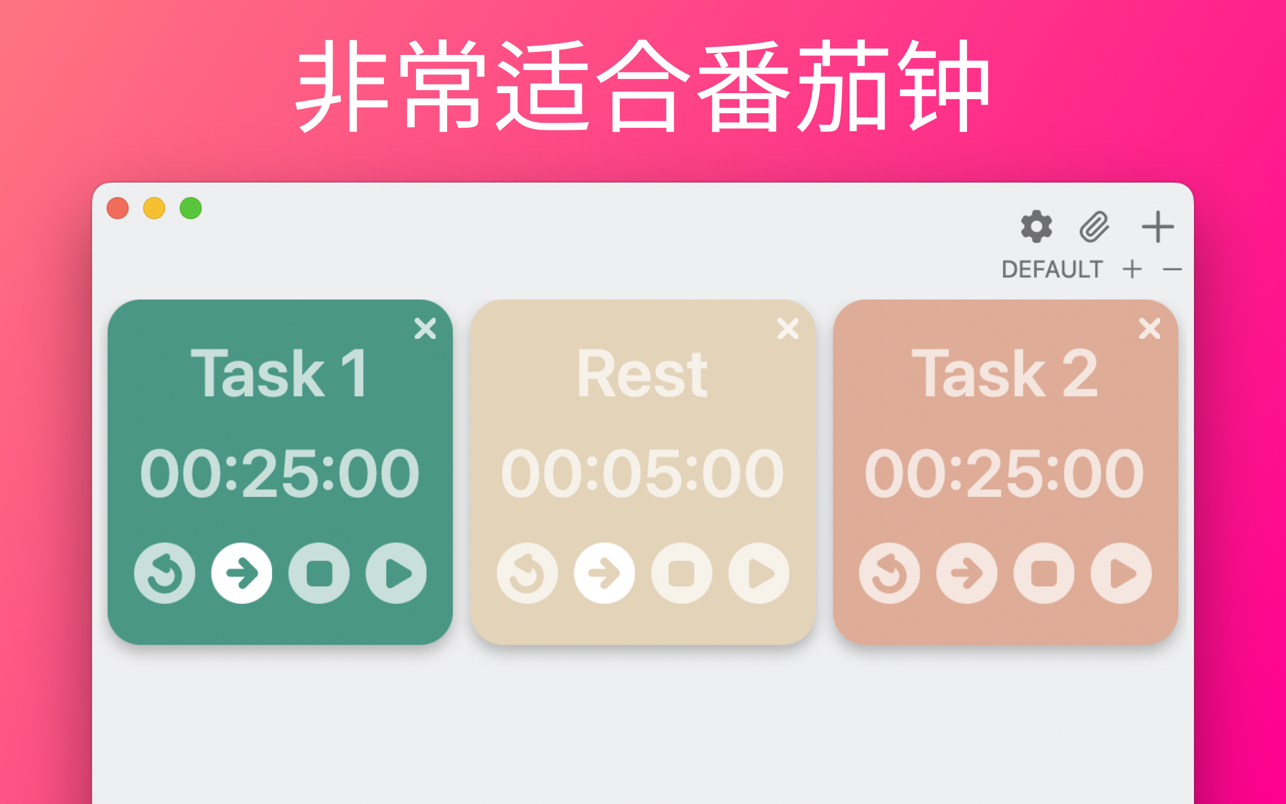 计时器 Chain Timer for Mac 9.8 破解版 多功能计时器