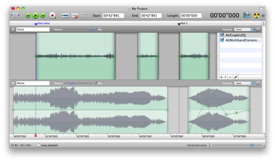 Amadeus Pro for Mac 2.8.13 破解版 专业的多轨音频编辑器