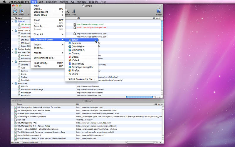 URL Manager Pro Mac 6.2 中文破解版 浏览器标签管理工具