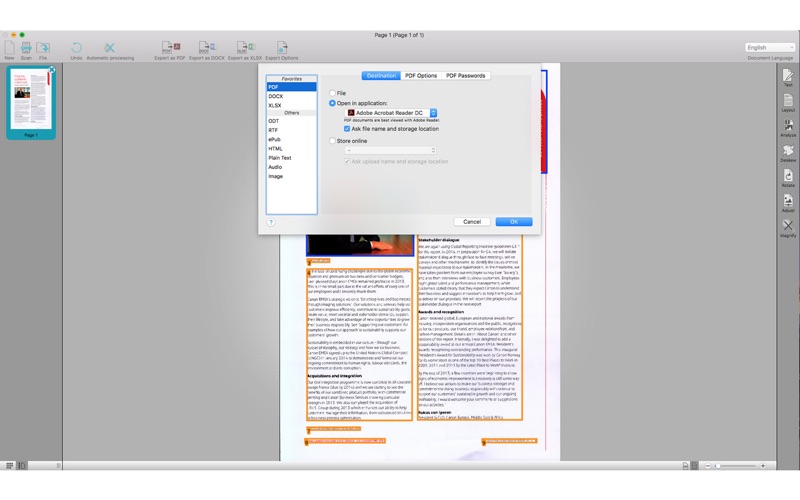Readiris Corporate Pro for Mac 17.1.8 破解版 强大的PDF和OCR识别应用