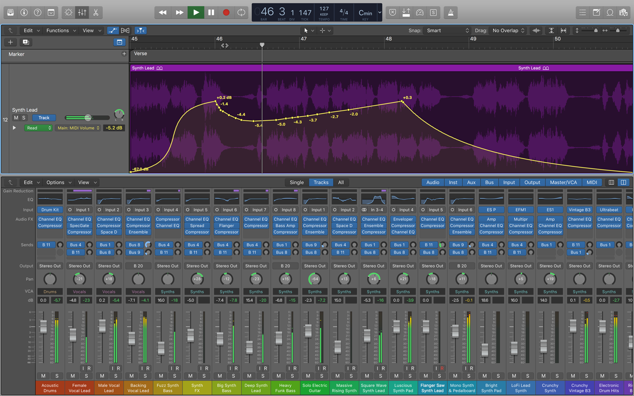 音乐制作 Logic Pro for Mac 10.7.9 中文破解版 最专业强大的音乐制作软件