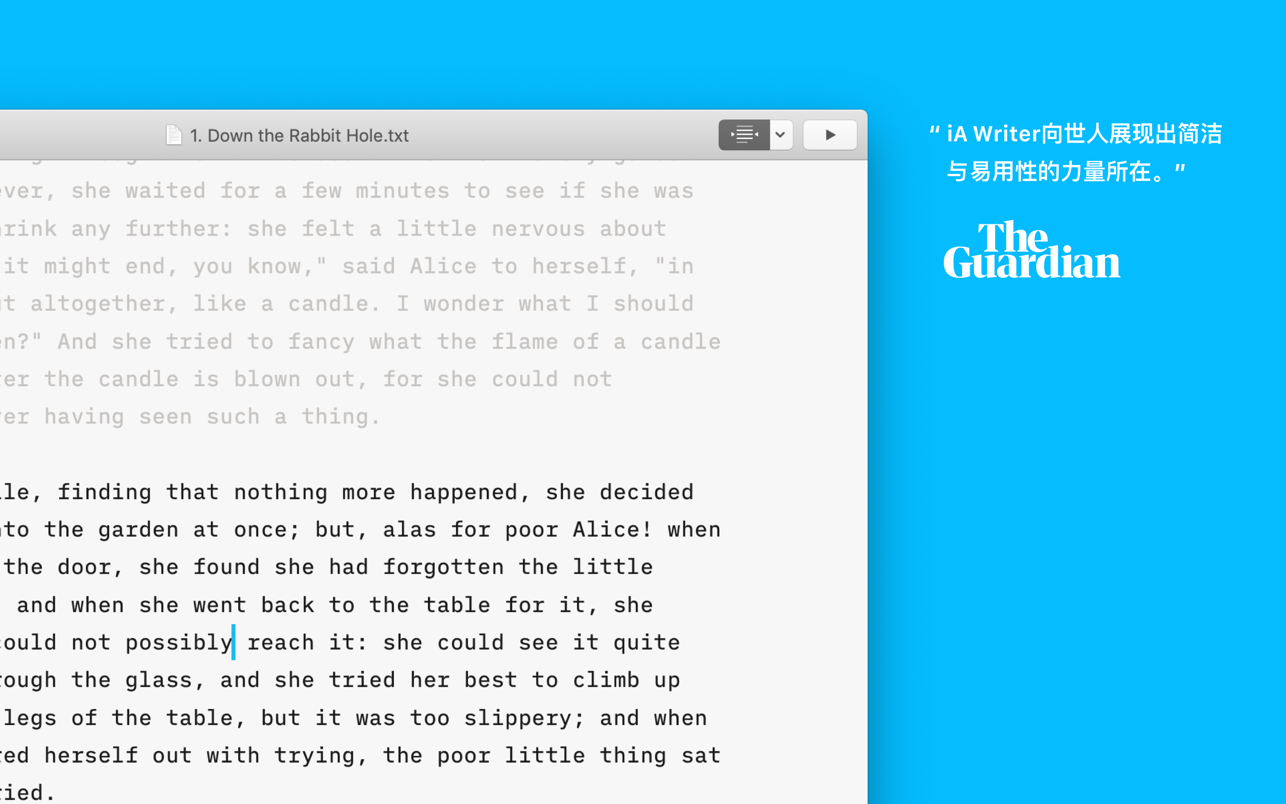 iA Writer for Mac 6.0.11 中文破解版 简洁易用的文本写作工具