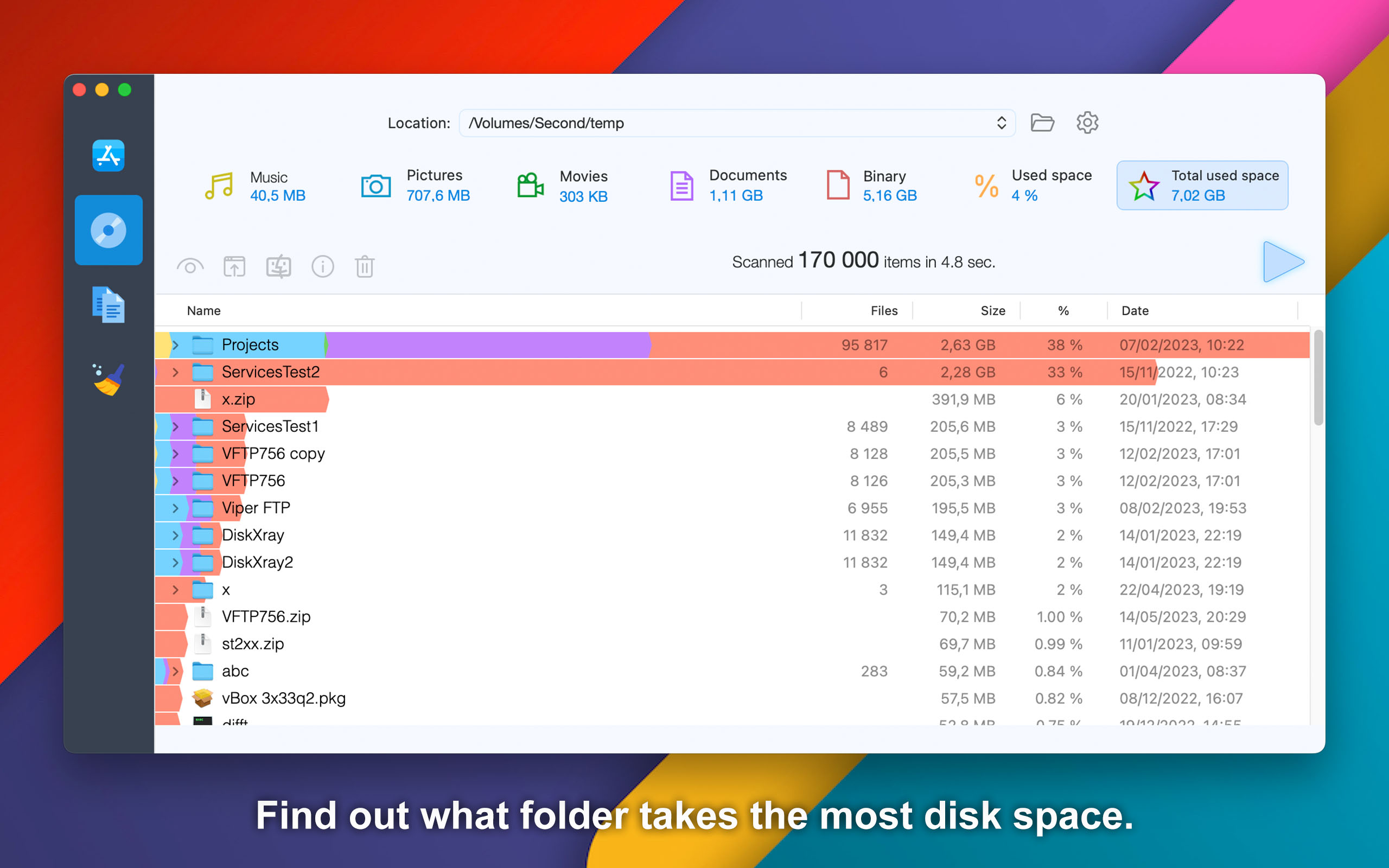 Disk Xray for Mac 4.1.2 破解版 优秀的磁盘清理工具