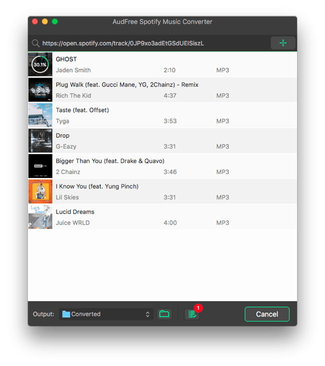 AudFree Spotify Music Converter for Mac 2.8.0.52.9.03 破解版 强大的音乐转换器