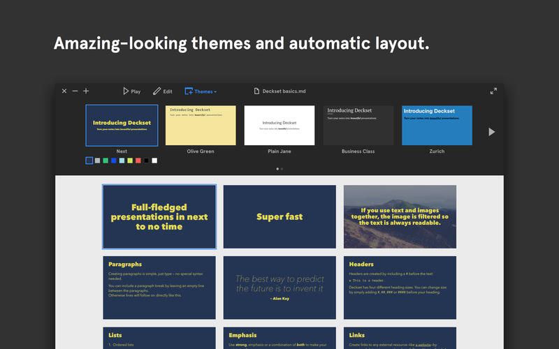 Deckset for Mac 2.0.27 破解版 Mac上创意优秀的幻灯片制作工具