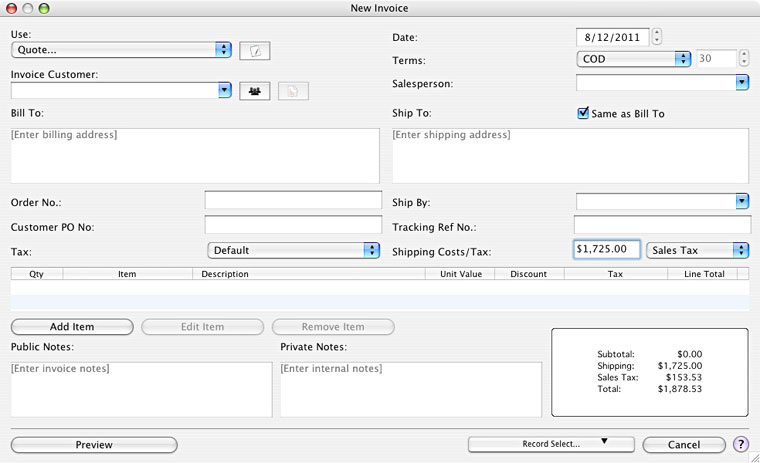 NCH Express Invoice Plus for Mac 10.03 破解版 发票创建管理和跟踪工具