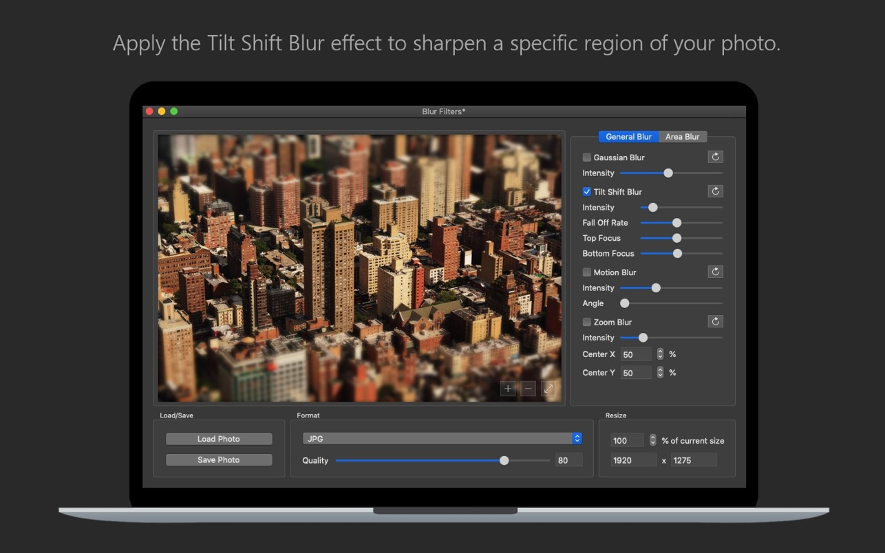 Photo Blur FX - Image Blur for Mac 1.3 破解版 图像模糊工具
