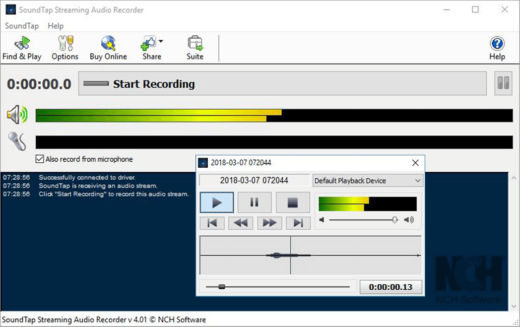 NCH Software SoundTap for Mac 9.03 破解版 流式音频捕获软件