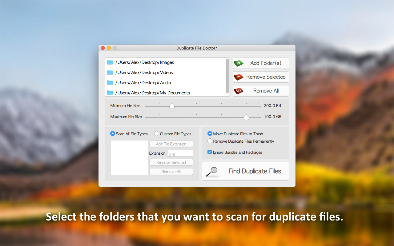 Duplicate File Doctor for Mac 1.2 破解版 重复文件查找清理工具