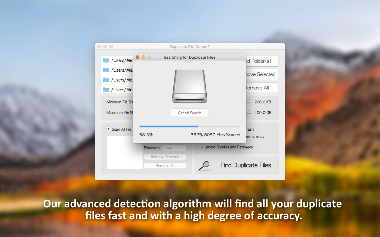 Duplicate File Doctor for Mac 1.2 破解版 重复文件查找清理工具