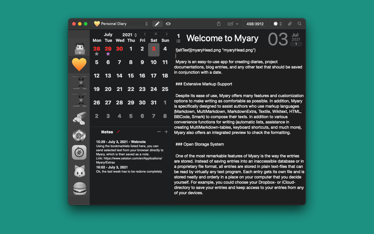 Myary for Mac 2.5.0 破解版 任务日历应用