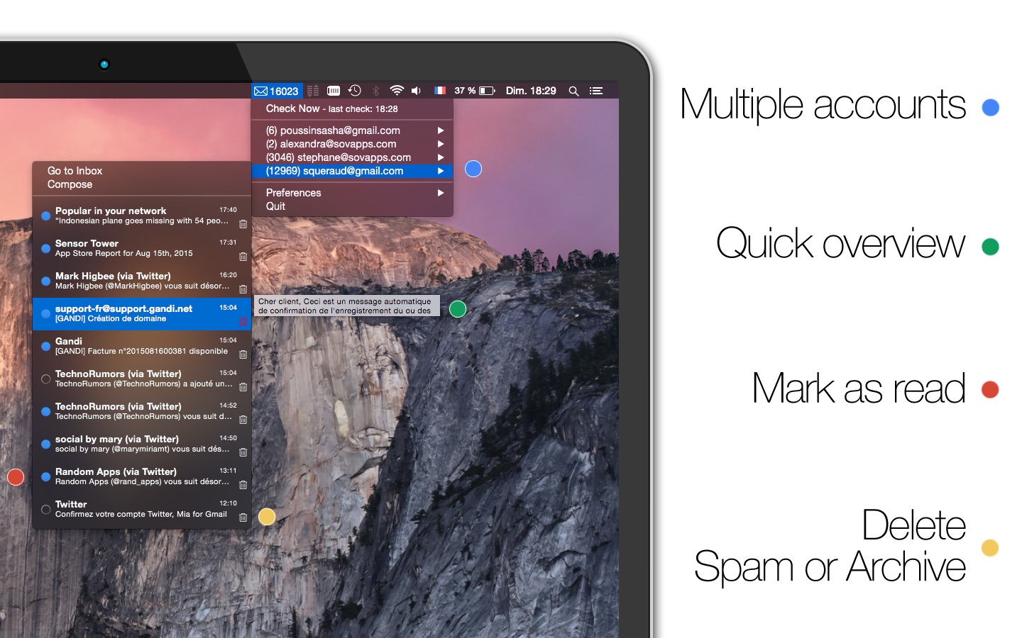 Mia for Gmail for Mac 2.7.0 破解版 桌面电子邮件客户端