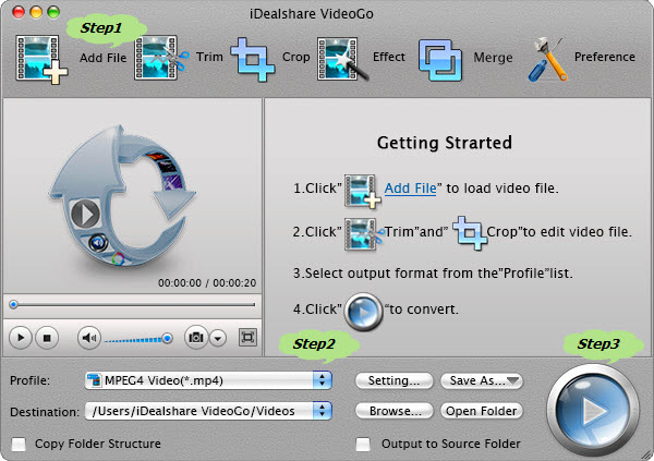 iDealshare VideoGo for Mac 6.7.0.8427 中文破解版 音视频转换工具