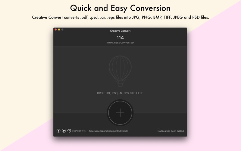 Creative Convert for Mac 1.4.3 破解版 文件格式转换工具
